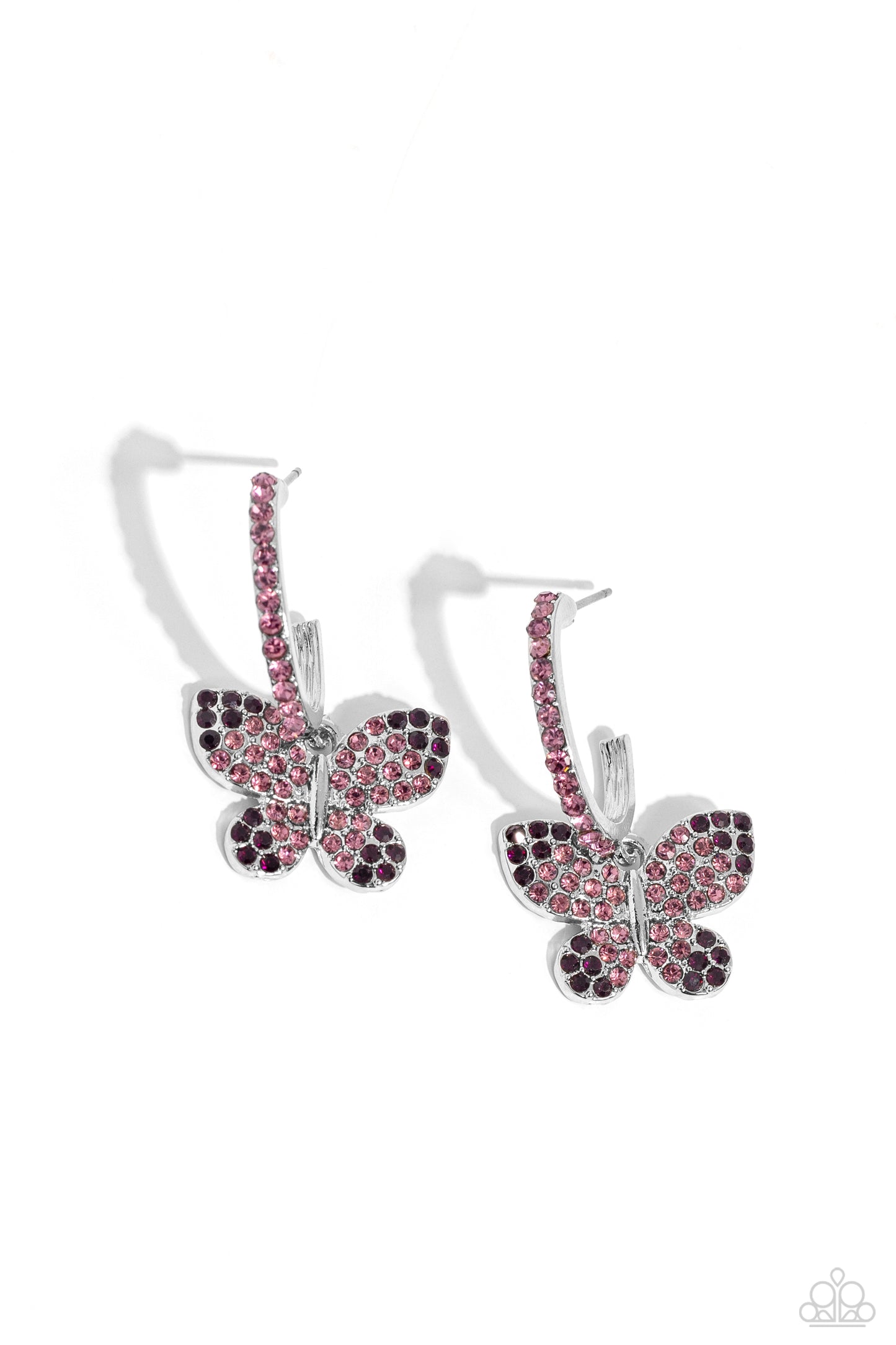 Whimsical Waltz - Purple - Paparazzi Earrings