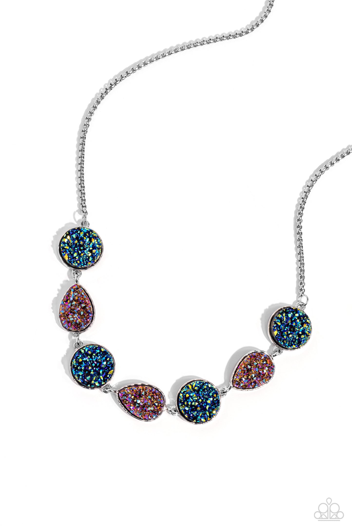 Druzy Demand - Multi - Paparazzi Necklace