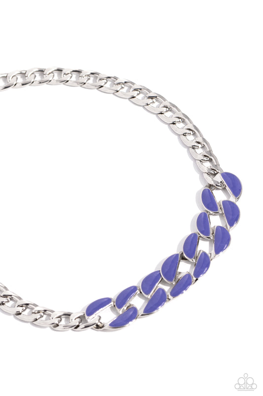 CURB Craze - Blue - Paparazzi Necklace