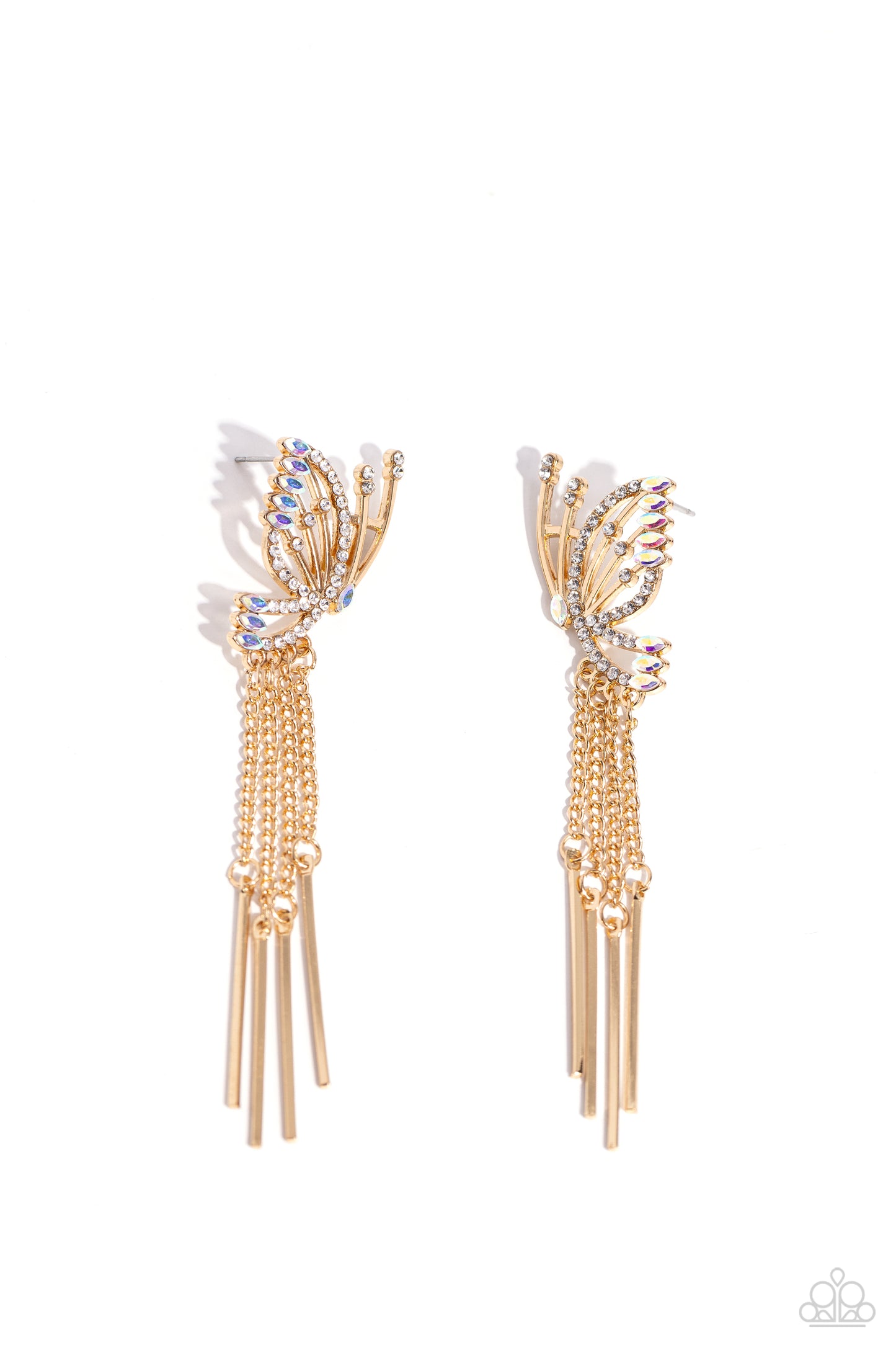 A Few Of My Favorite WINGS - Gold - Paparazzi Earrings