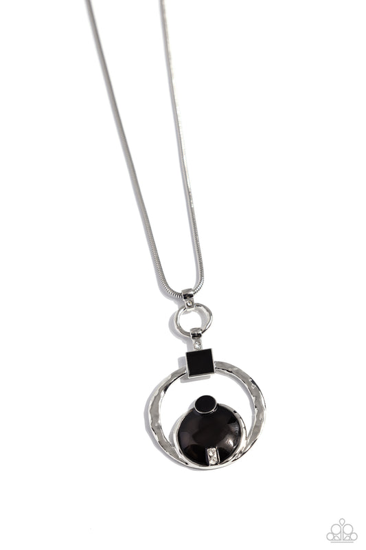 Tastefully Transparent - Black - Paparazzi Necklace