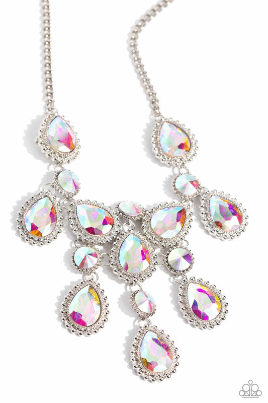 Dripping in Dazzle - Multi - Paparazzi Necklace (2023 December LOP)