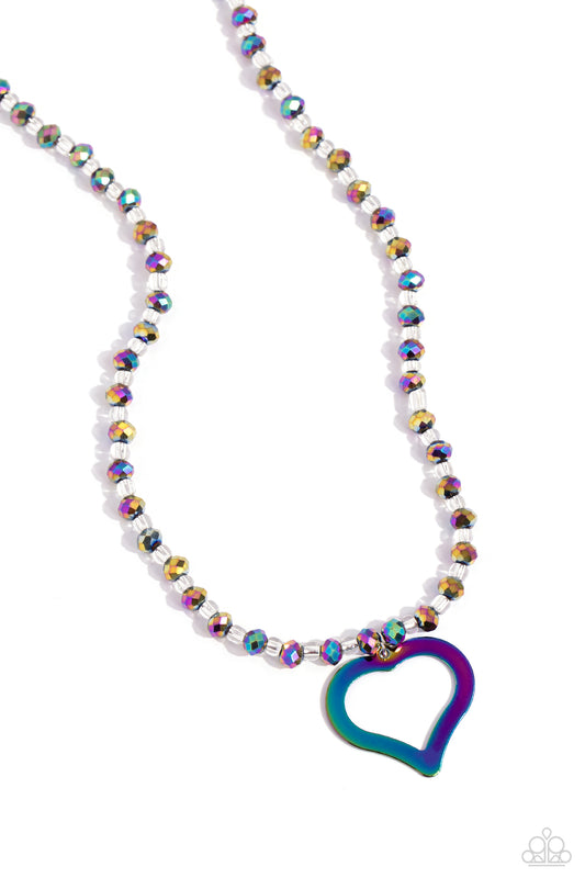 Faceted Factor - Multi - Paparazzi Necklace