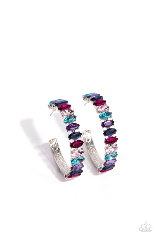 Rainbow Range - Multi - Paparazzi Earrings