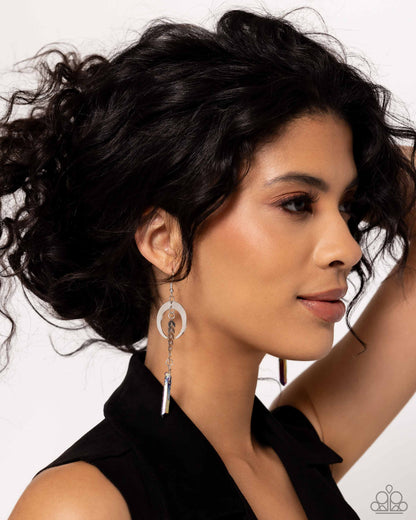 Lounging Laurel - Multi - Paparazzi Earrings