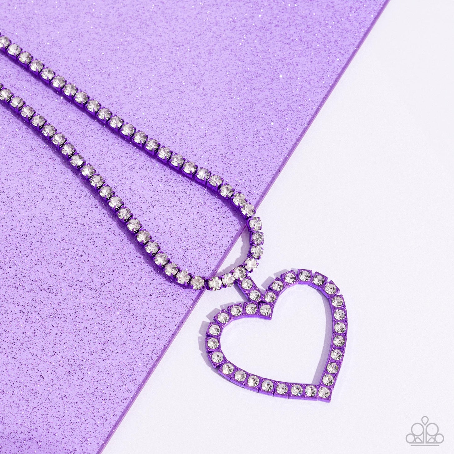 Flirting Fancy - Purple - Paparazzi Necklace