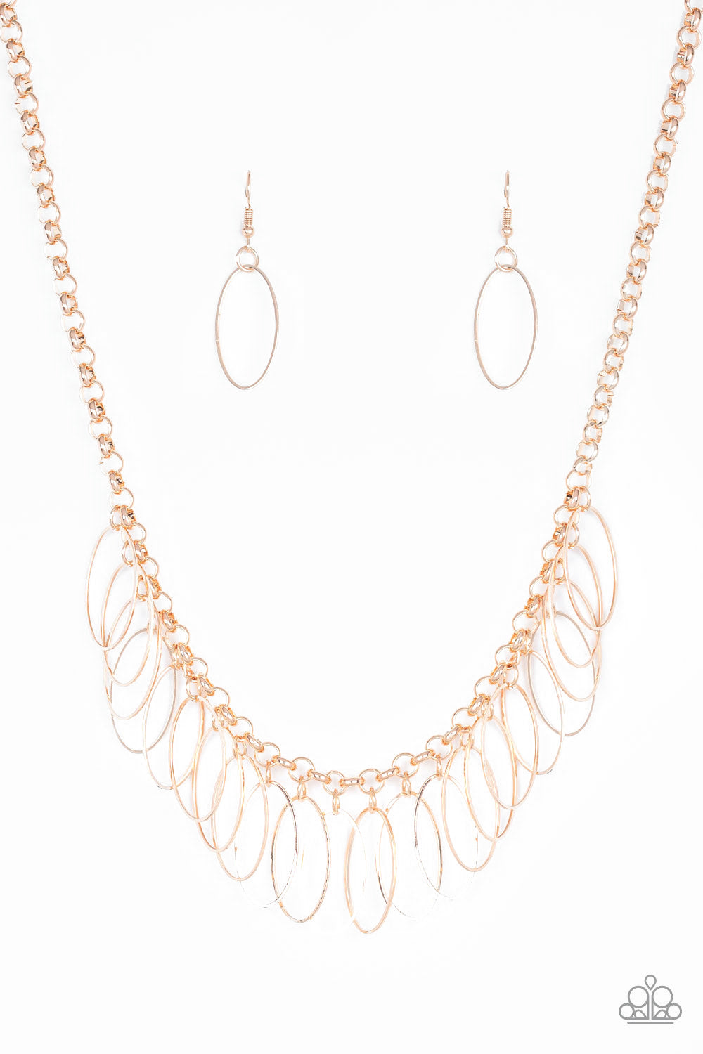 Fringe Finale - Rose Gold Necklace