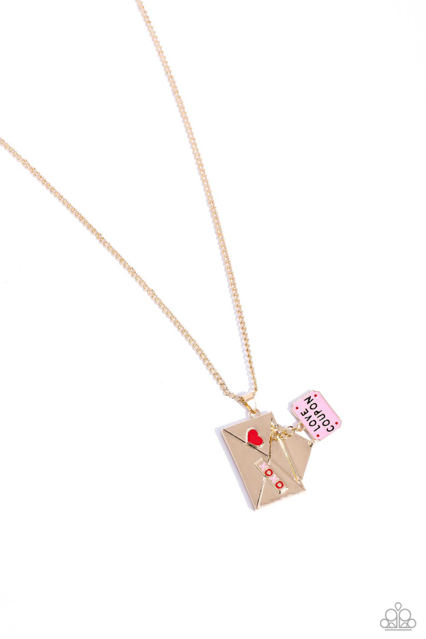 Love Coupon - Gold - Paparazzi Necklace