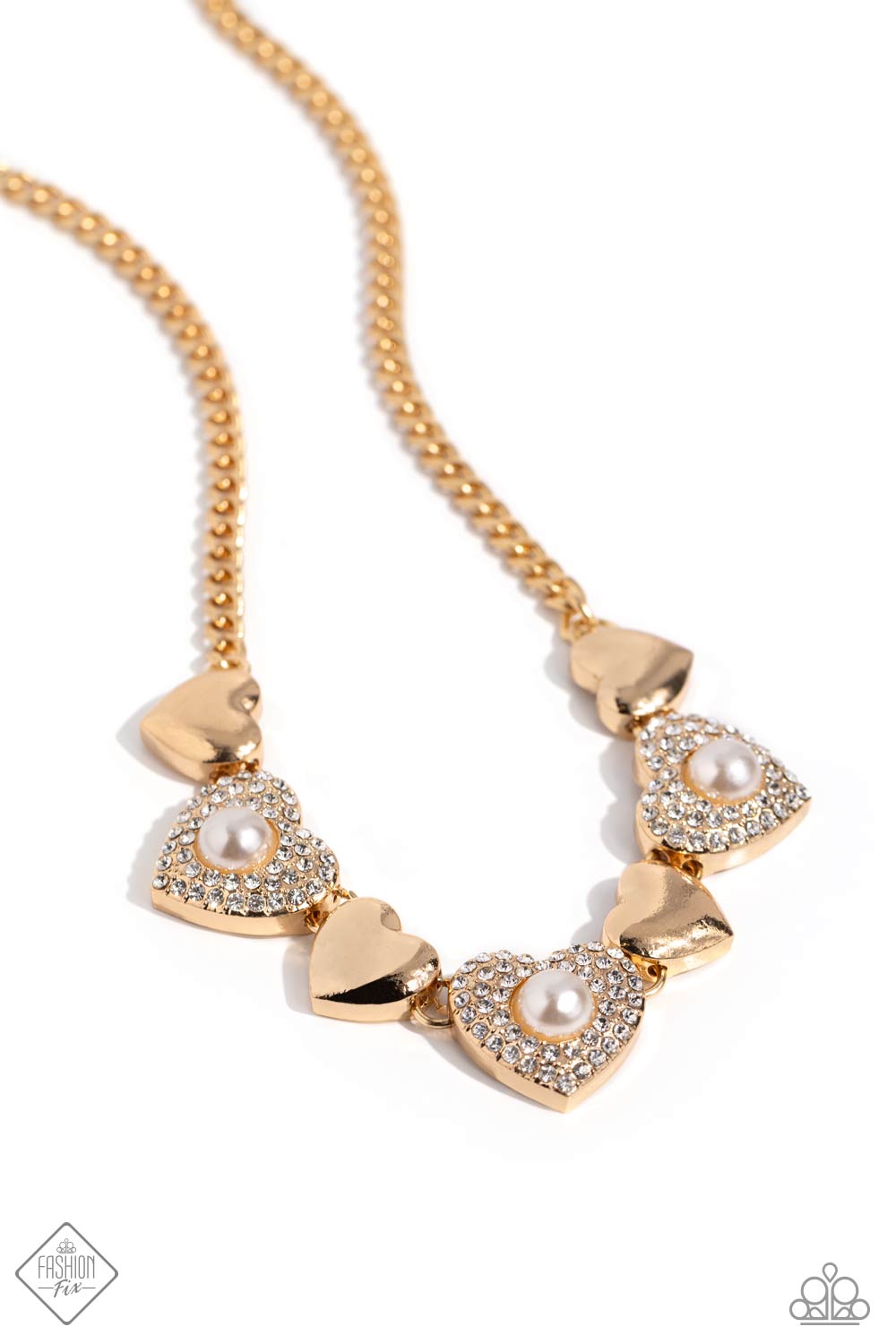 Ardent Antique - Gold - Paparazzi Necklace (2024 March Fashion Fix)