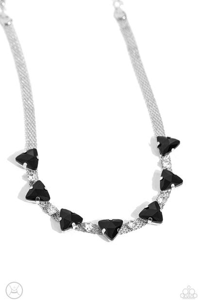 Strands of Sass - Black - Paparazzi Necklace