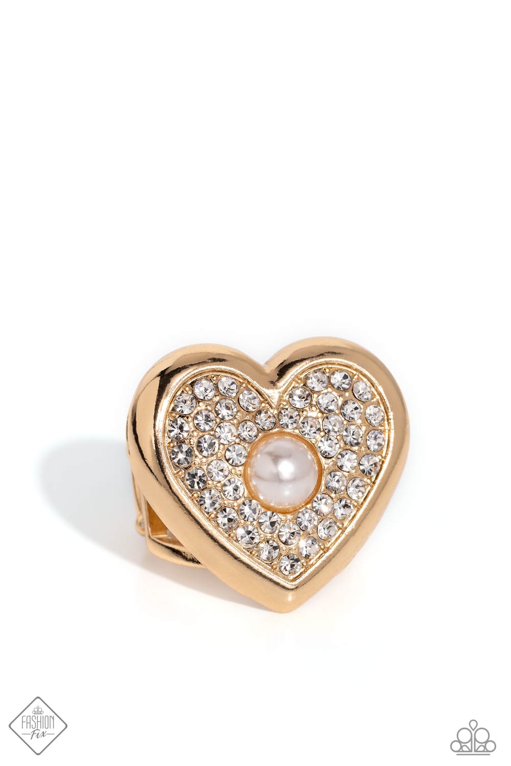 Heartfelt Heritage - Gold - Paparazzi Ring (2024 March Fashion Fix)