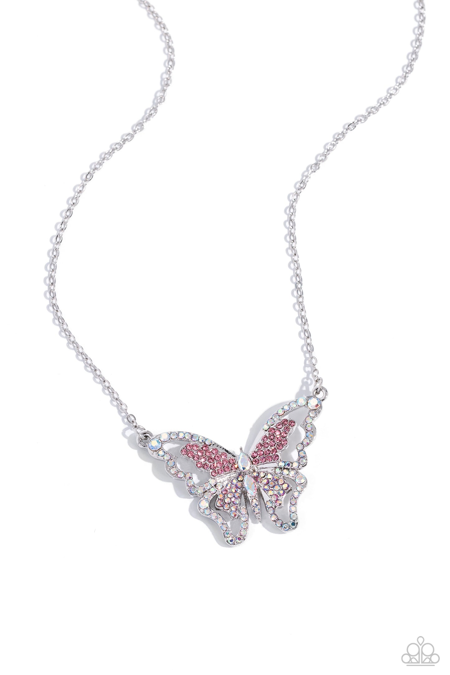 Weekend WINGS - Pink - Paparazzi Necklace