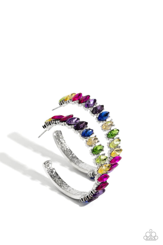 Rainbow Range - Multi - Paparazzi Earrings (2023 November LOP)