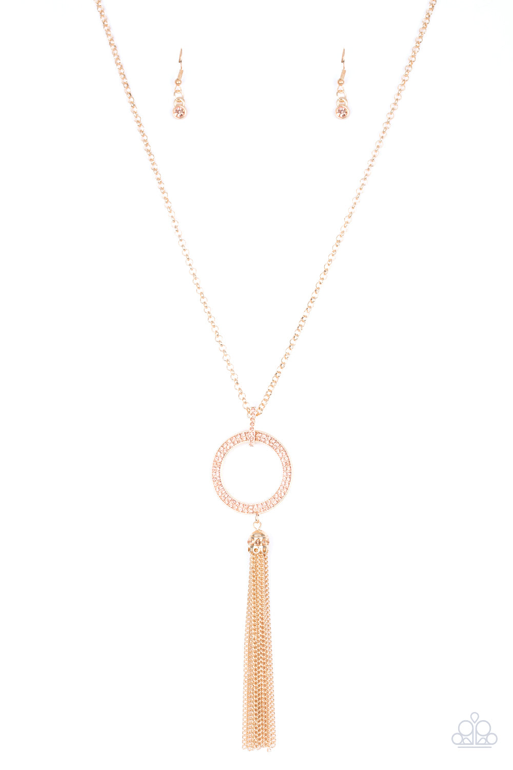Straight To The Top - Gold - Paparazzi Necklace