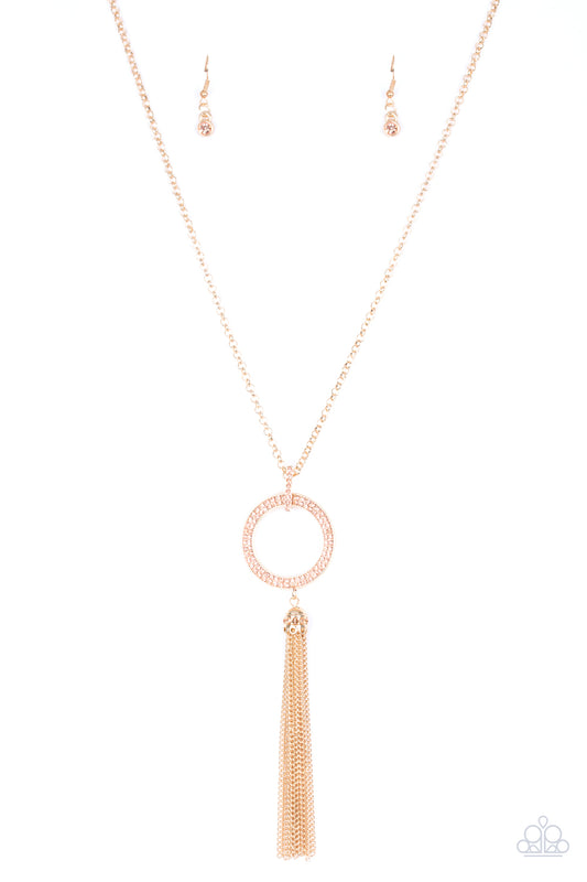 Straight To The Top - Gold - Paparazzi Necklace