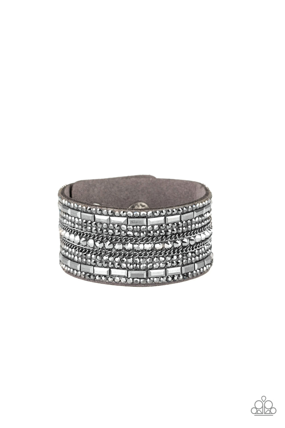 Rebel Radiance - Silver - Paparazzi Bracelet