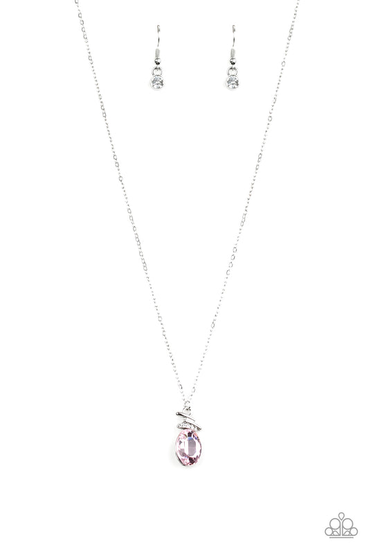 Diamonds For Days - Pink - Paparazzi Necklace