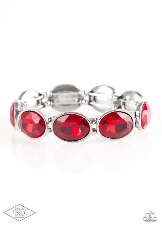 DIVA In Disguise - Red - Paparazzi Bracelet