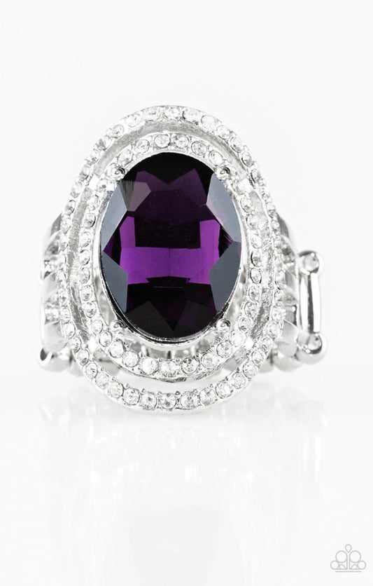 Making History - Purple - Paparazzi Ring