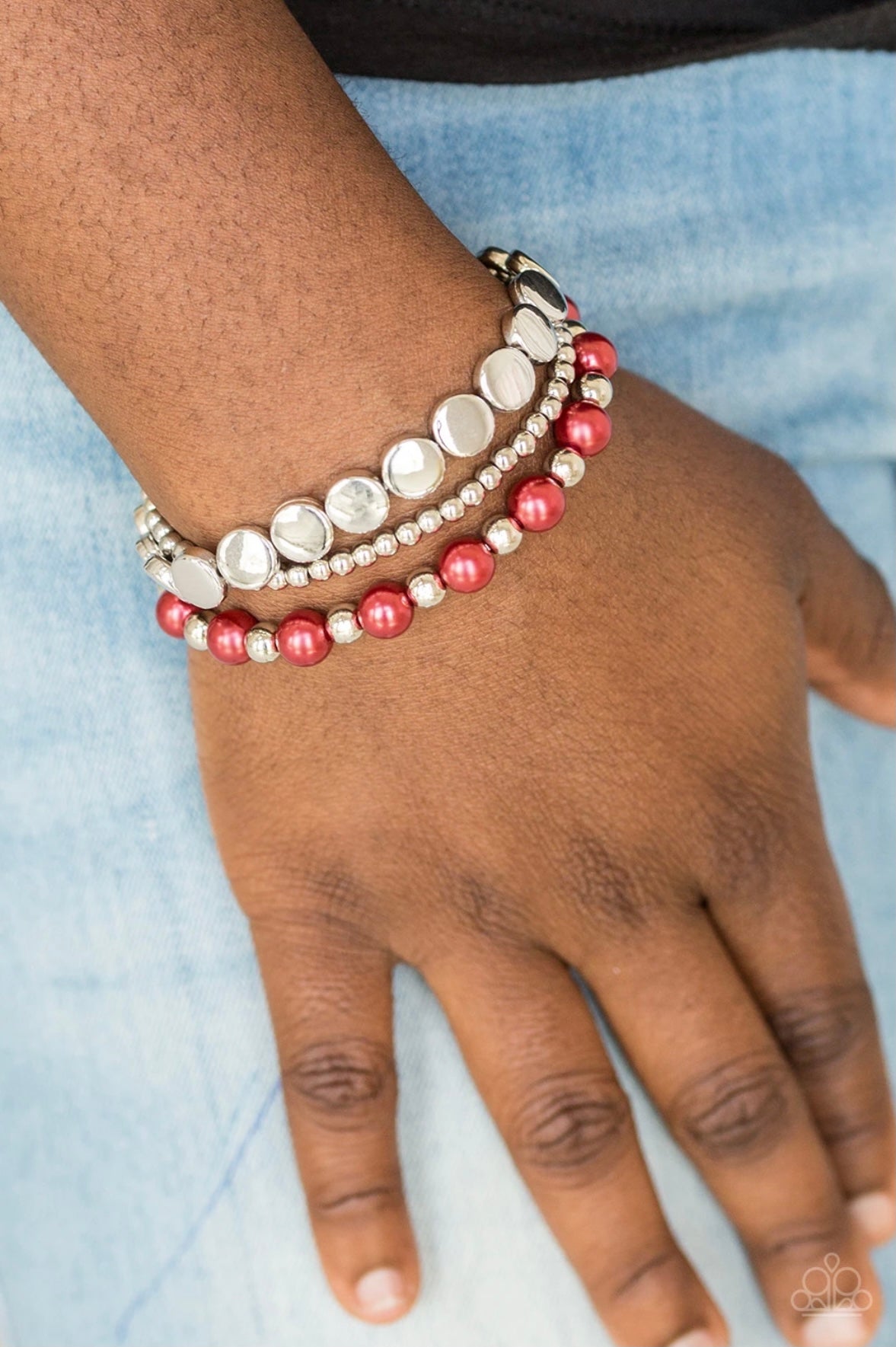 Girly Girl Glamour - Red - Paparazzi Bracelet