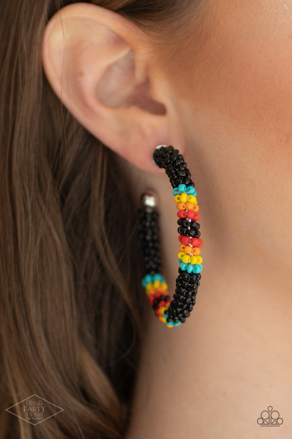 Bodaciously Beaded - Black - Paparazzi Earrings (LOP)