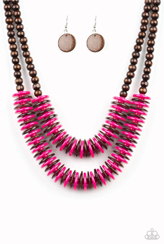 Dominican Disco - Pink - Paparazzi Necklace