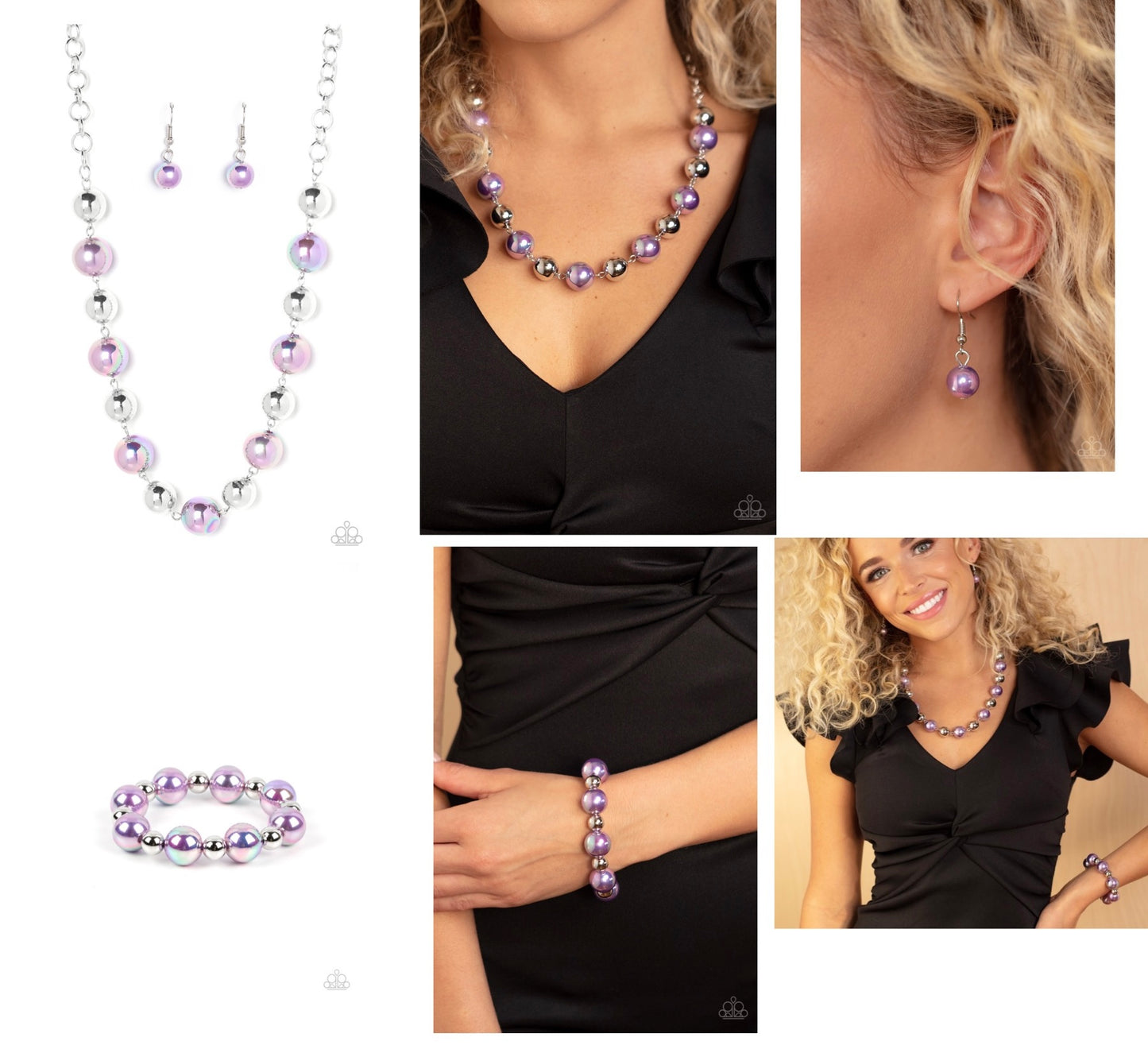 Dreamscape Escape - Purple Paparazzi Necklace and A DREAMSCAPE Come True - Purple Paparazzi Bracelet