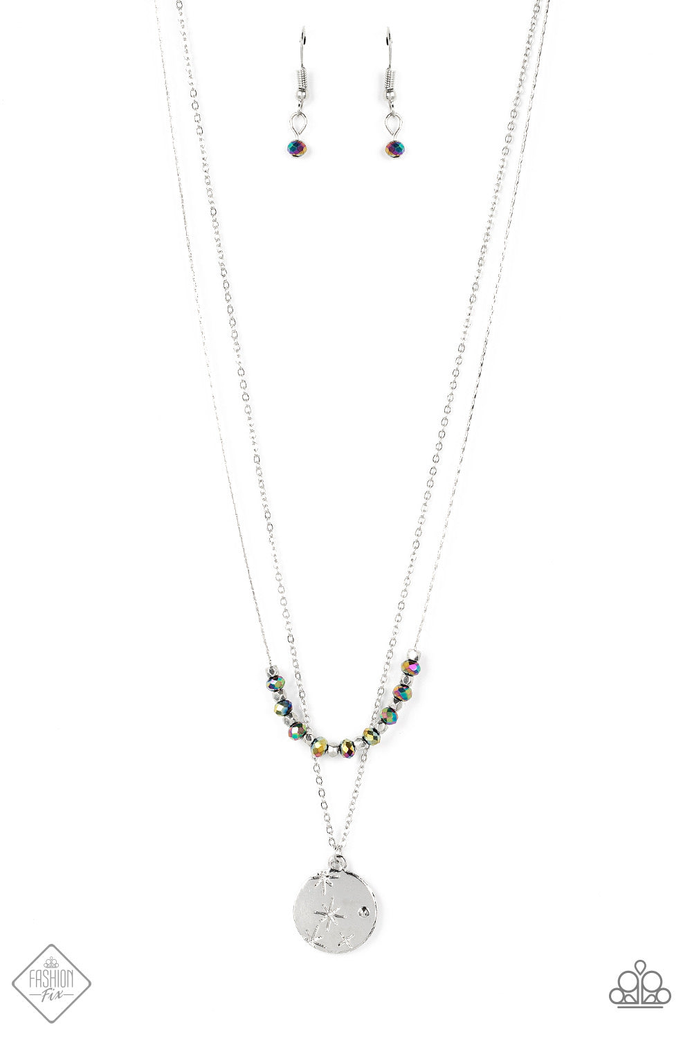 Stunning Supernova Multi Necklace and Artificial Starlight Multi Earrings