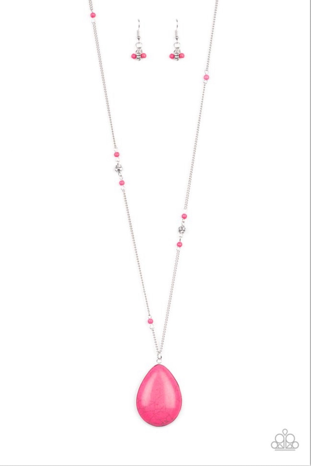 Desert Meadow Pink - Paparazzi Necklace