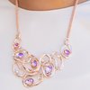 Warp Speed - Rose Gold - Paparazzi Necklace (Life of the Party)