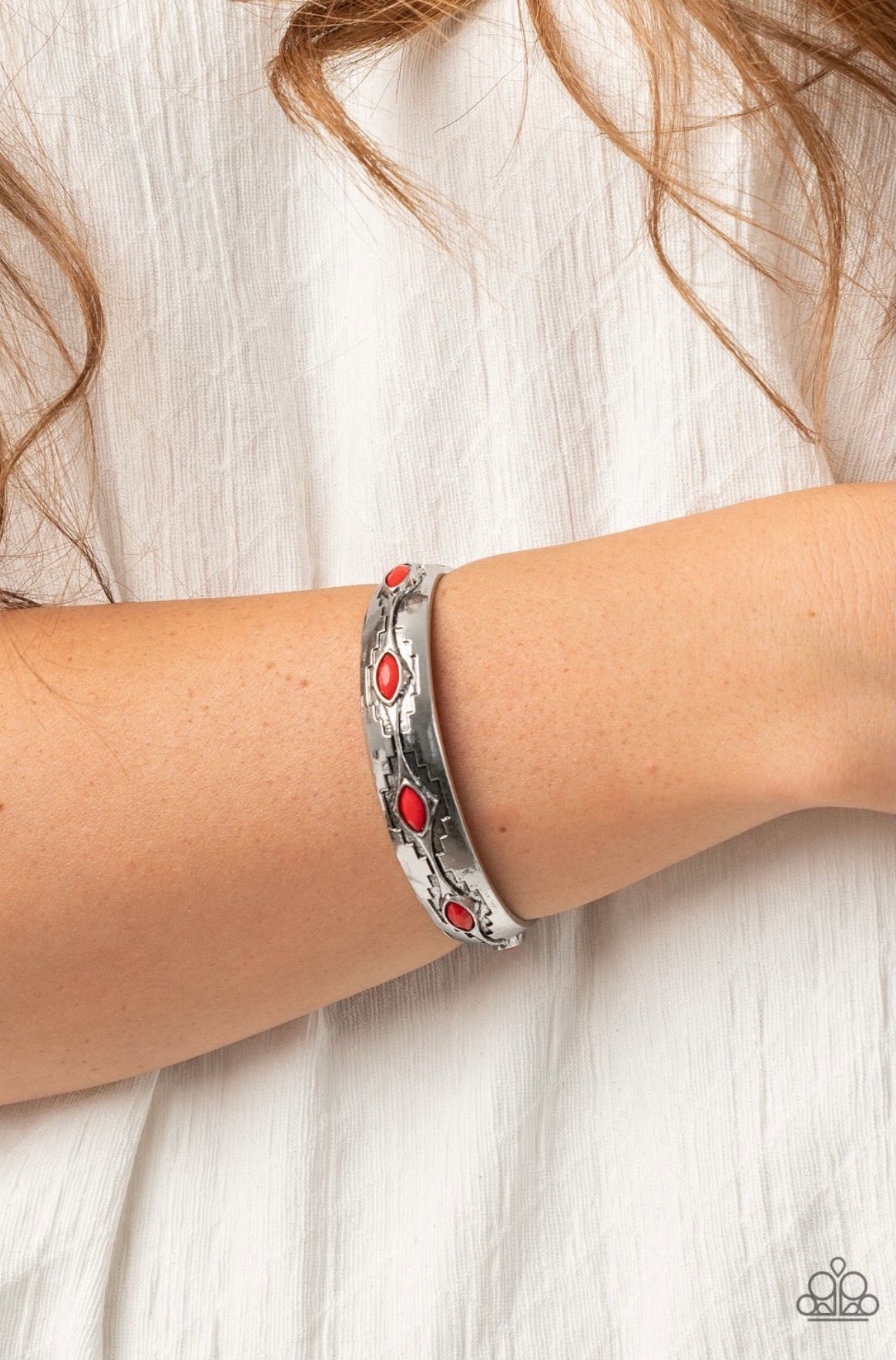 Santa Fe Scene - Red - Paparazzi Bracelet