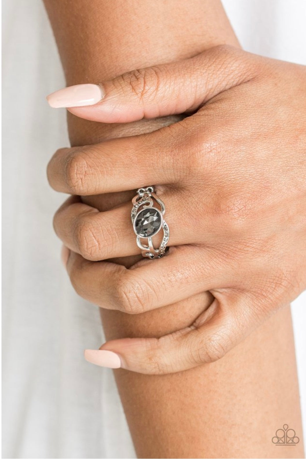 Couldn't Care FLAWLESS Silver - Paparazzi Ring