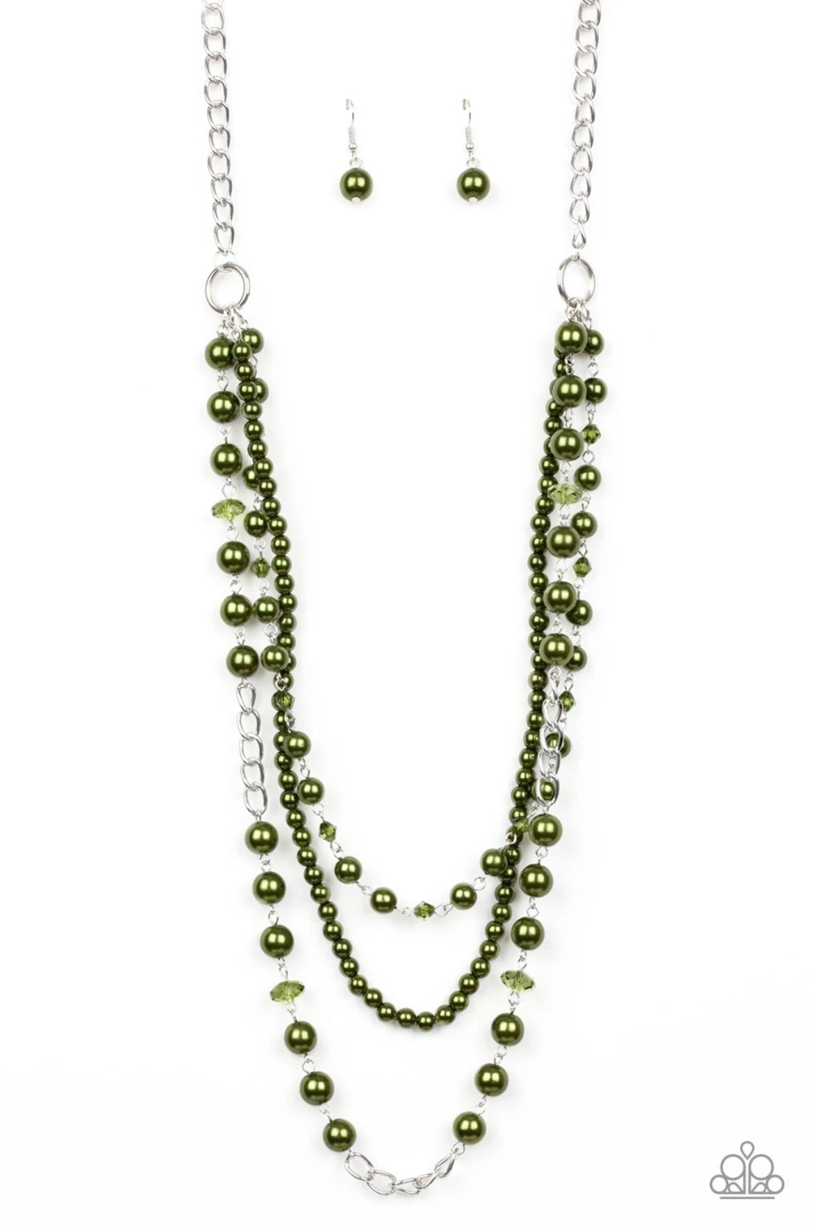 NEW YORK City Chic - Green - Paparazzi Necklace