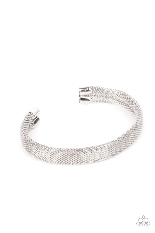 Ready, Willing, and CABLE - Silver - Paparazzi Bracelet