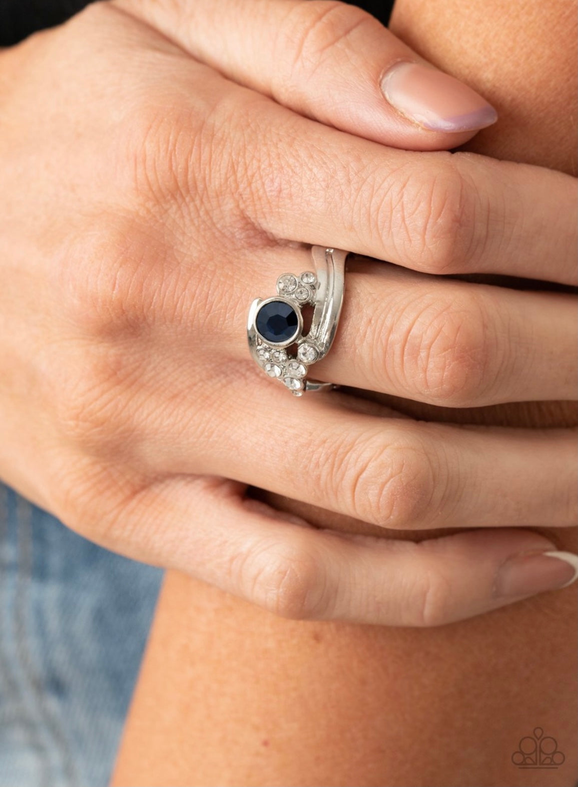 GLOW a Fuse Blue - Paparazzi Ring