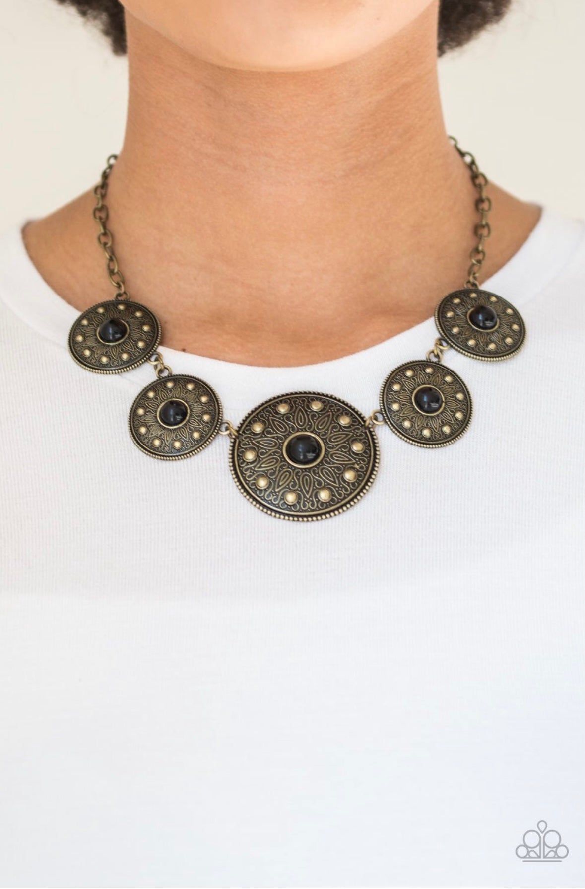 Hey, SOL Sister - Brass - Paparazzi Necklace