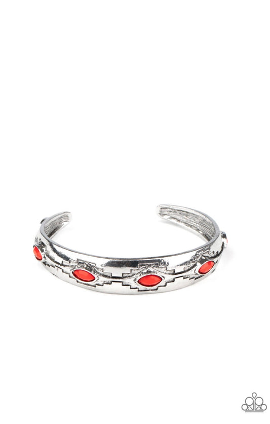 Santa Fe Scene - Red - Paparazzi Bracelet