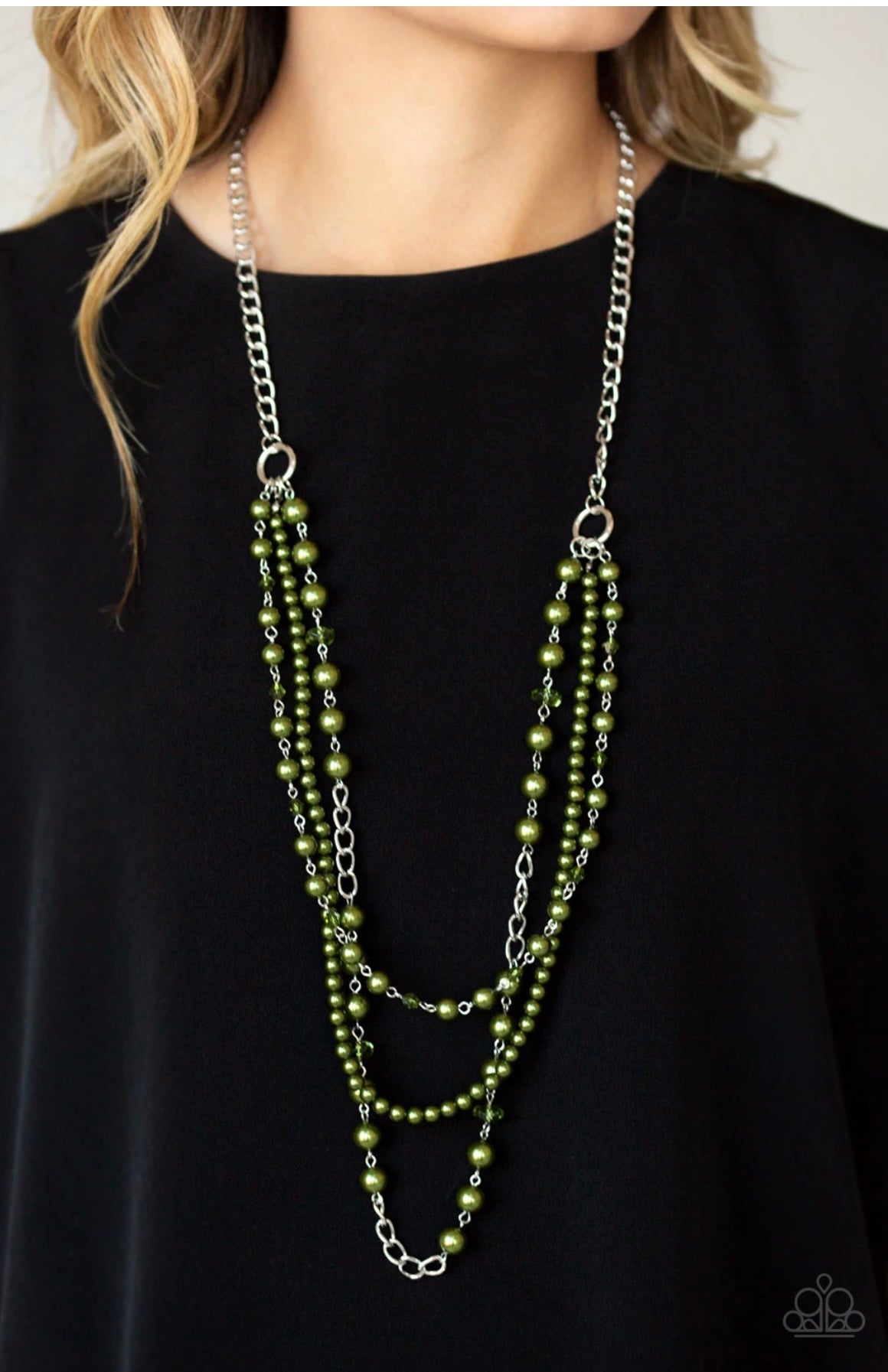 NEW YORK City Chic - Green - Paparazzi Necklace